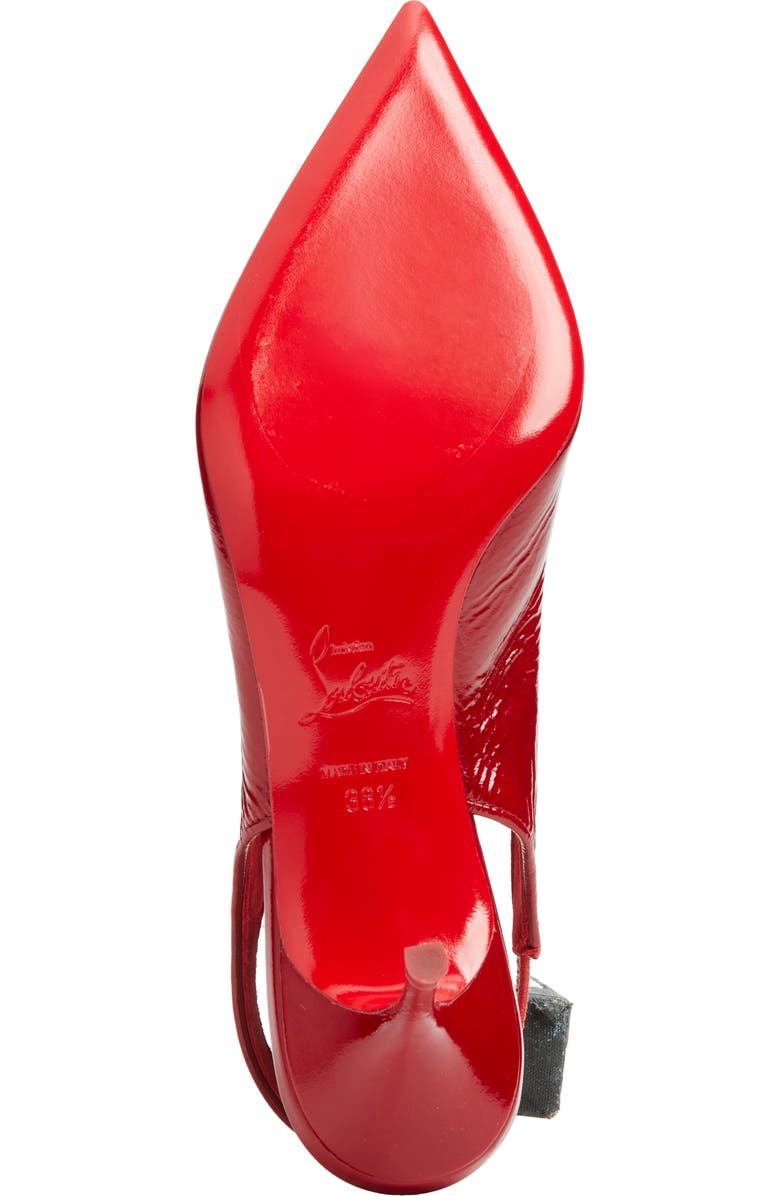 Christian Louboutin Sporty Kate Pointed Toe Slingback Pump, Alternate, color,