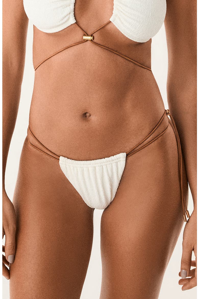 Pixie Tanga Bikini Bottoms, Main, color, OFF WHITE