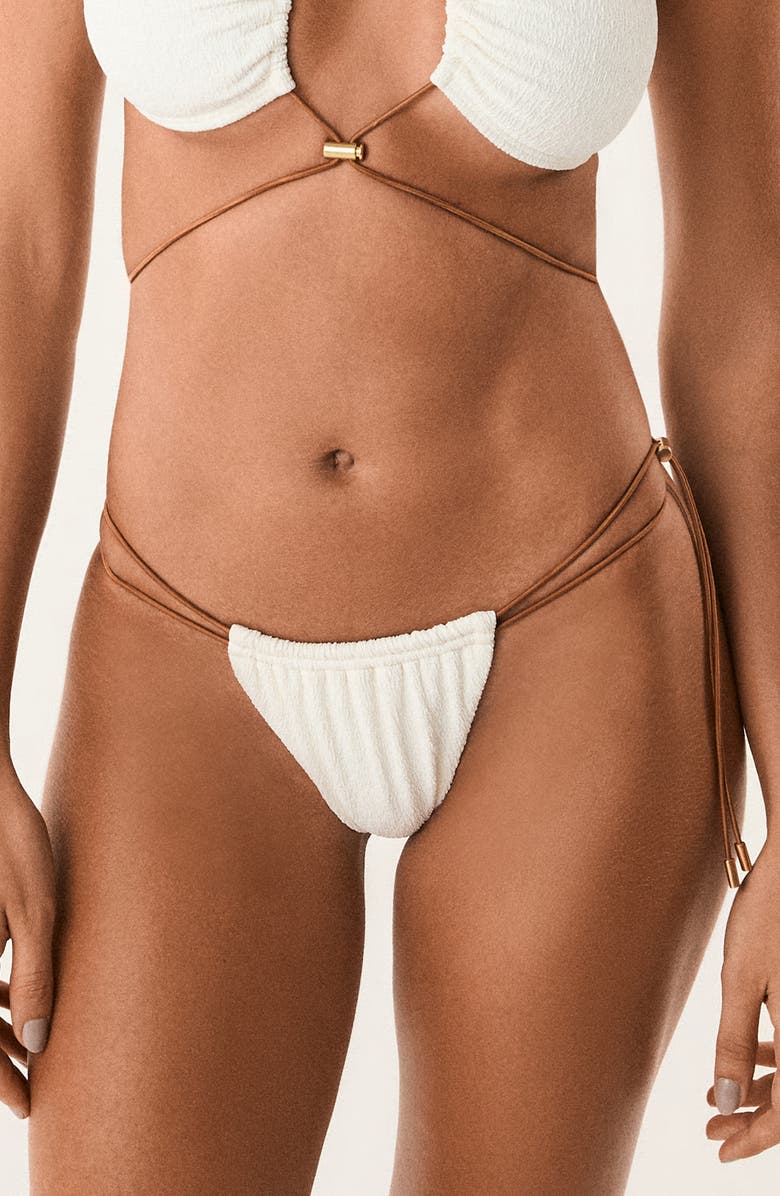 ViX Paula Hermanny Pixie Tanga Bikini Bottoms, Main, color, 