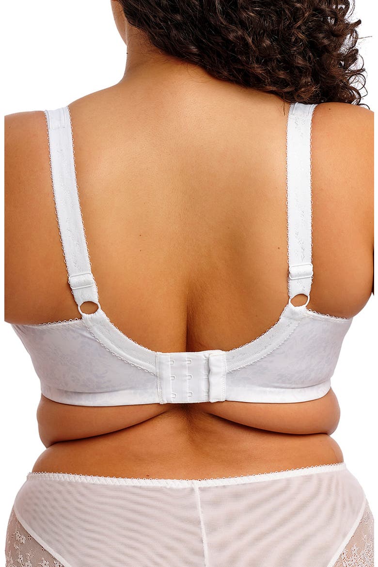 Lucie Full Figure Underwire Plunge Bra, Alternate, color, WHITE