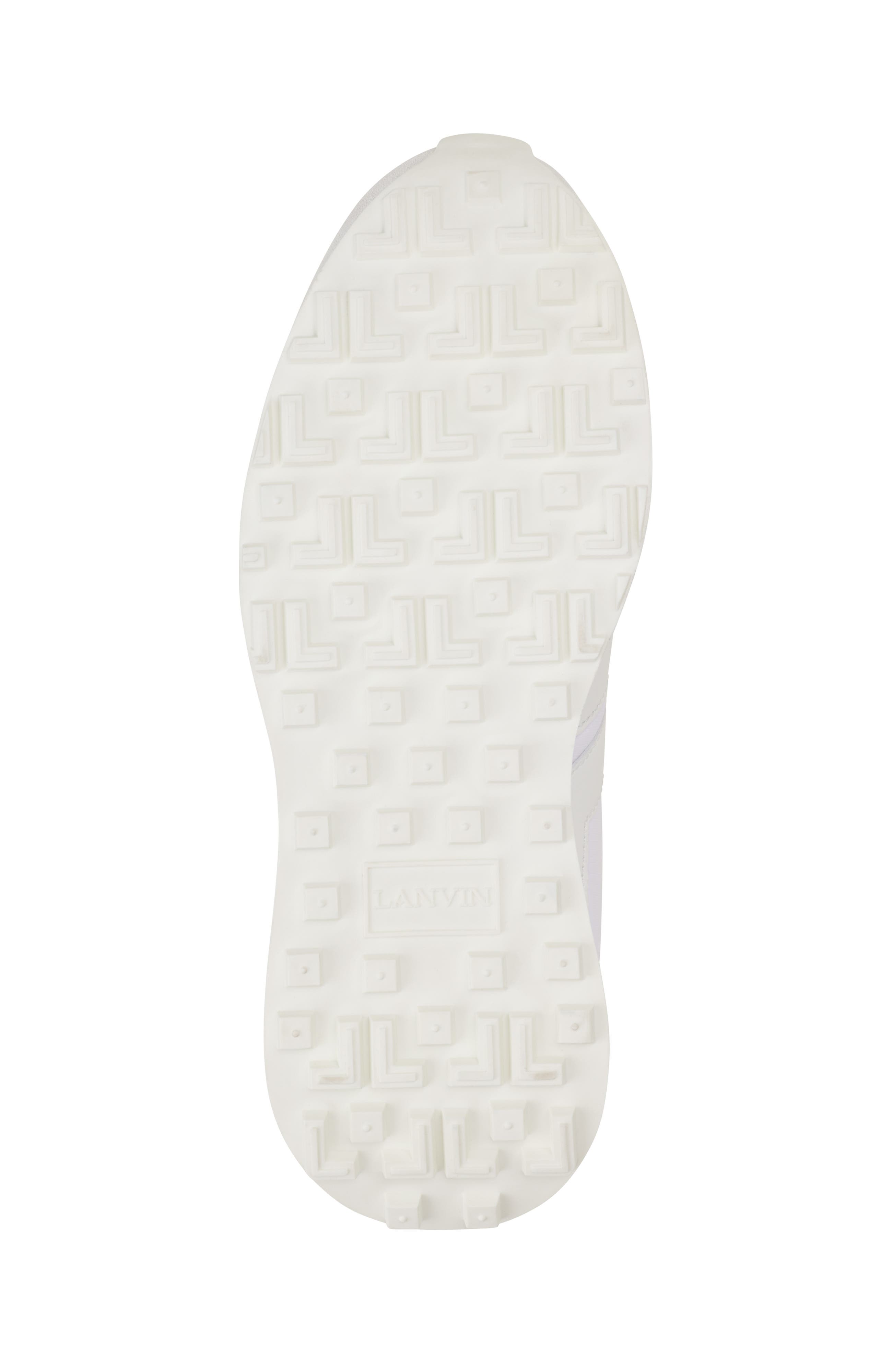 Lanvin Bumpr Sneakers In Nylon, Alternate, color, White