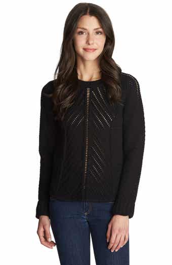 1.STATE Loose Knit Crewneck Sweater
