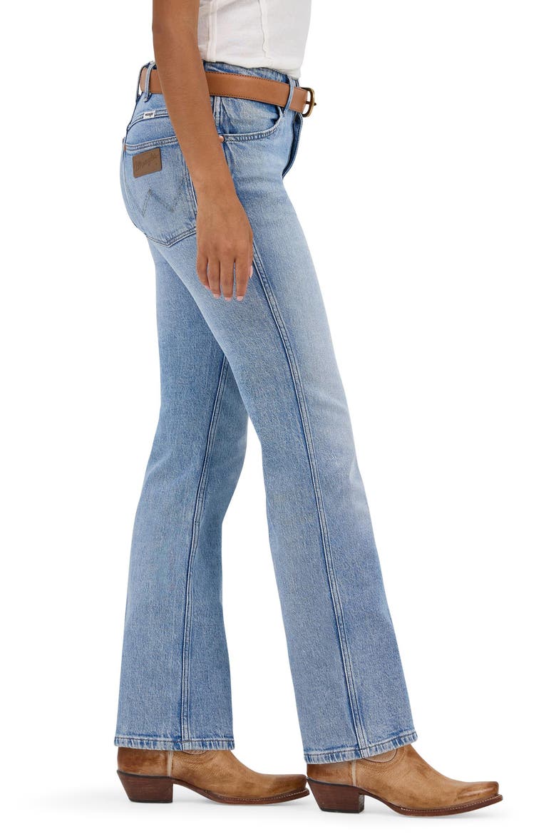 Wrancher High Waist Bootcut Jeans, Alternate, color, FROSTY SILVER