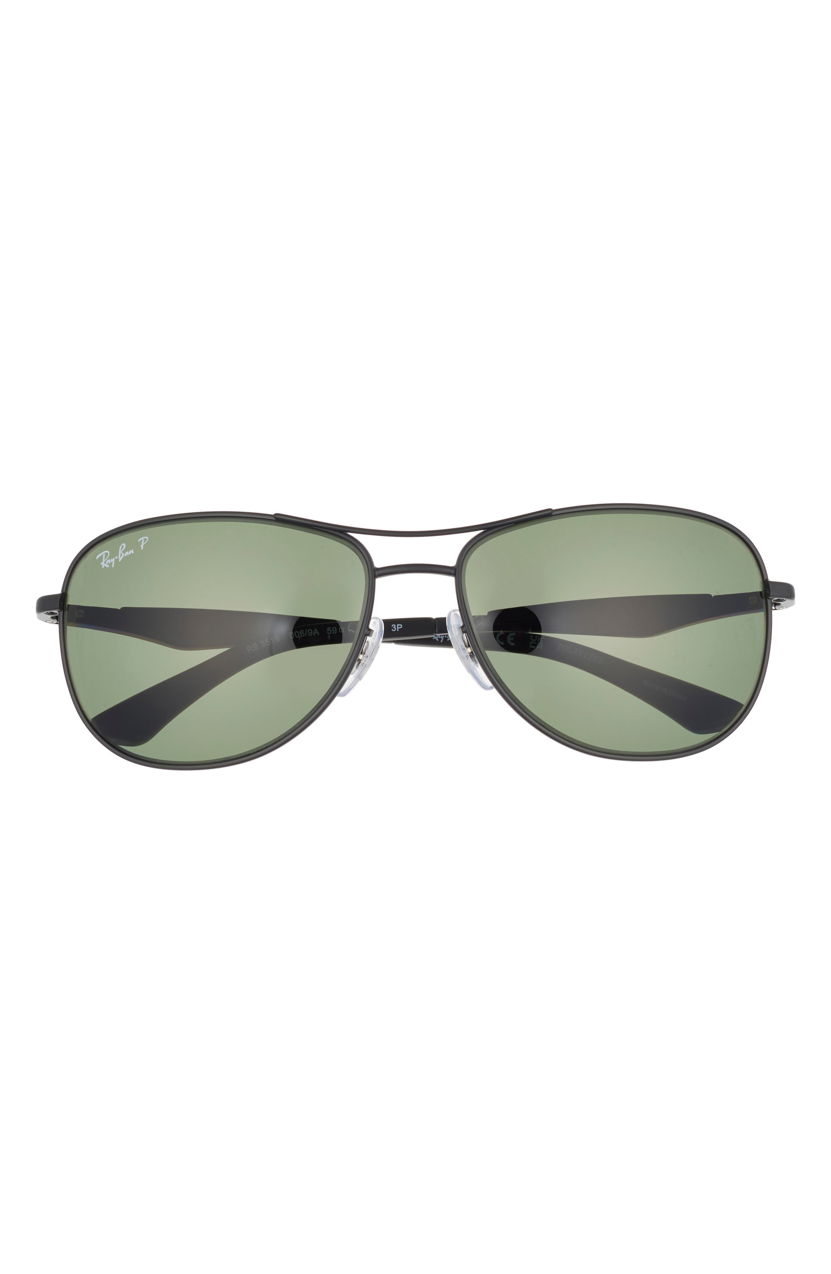 Ray-Ban 59mm Polarized Aviator Sunglasses