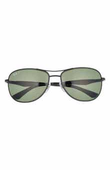 Ray-Ban 59mm Polarized Aviator Sunglasses