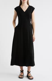 MELLODAY Cap Sleeve Maxi Dress