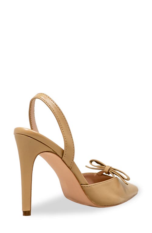 CHASE & CHLOE CHASE AND CHLOE CAMILLA SLINGBACK POINTED TOE PUMP