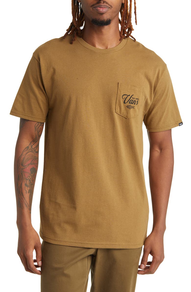 Vans Fishing Club Pocket Graphic T-Shirt, Main, color, 