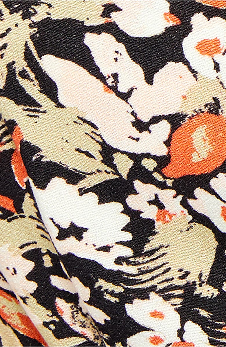 Free People Forget Me Not Floral Minidress, Alternate, color, 