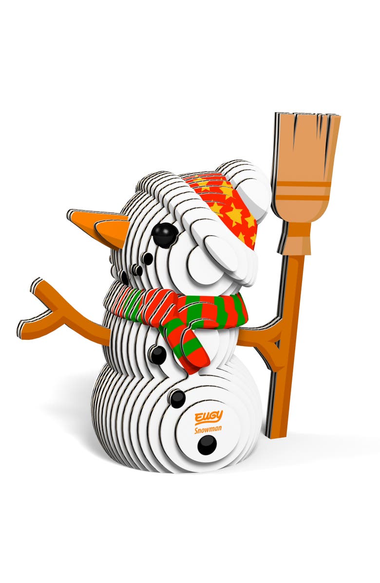 Eugy Puzzles Snowman 3D Puzzle, Alternate, color,