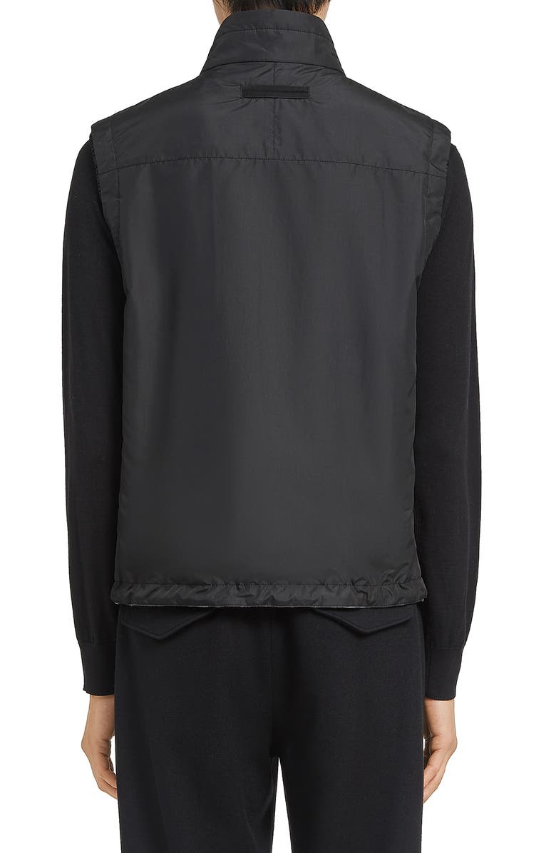 ZEGNA Zephyr Reversible Vest, Alternate, color, Black