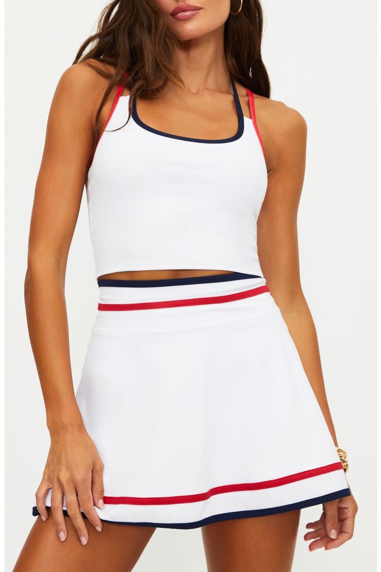 Oslo Strappy Stretch Tank, Main, color, HERITAGE WHITE