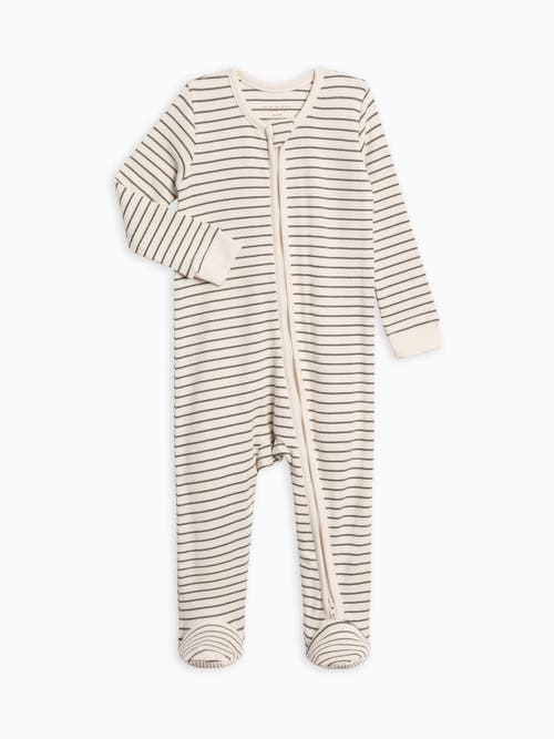 Kendi Kit Ribbed Zipper Sleeper In Green