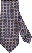 Eton Medallion Printed Silk Tie