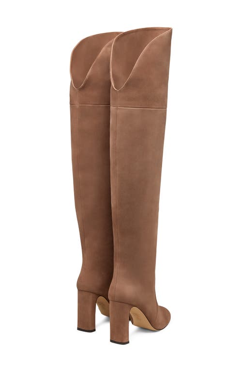 Stuart Weitzman Babette Over The Knee Tubo 85 Boot In Brown
