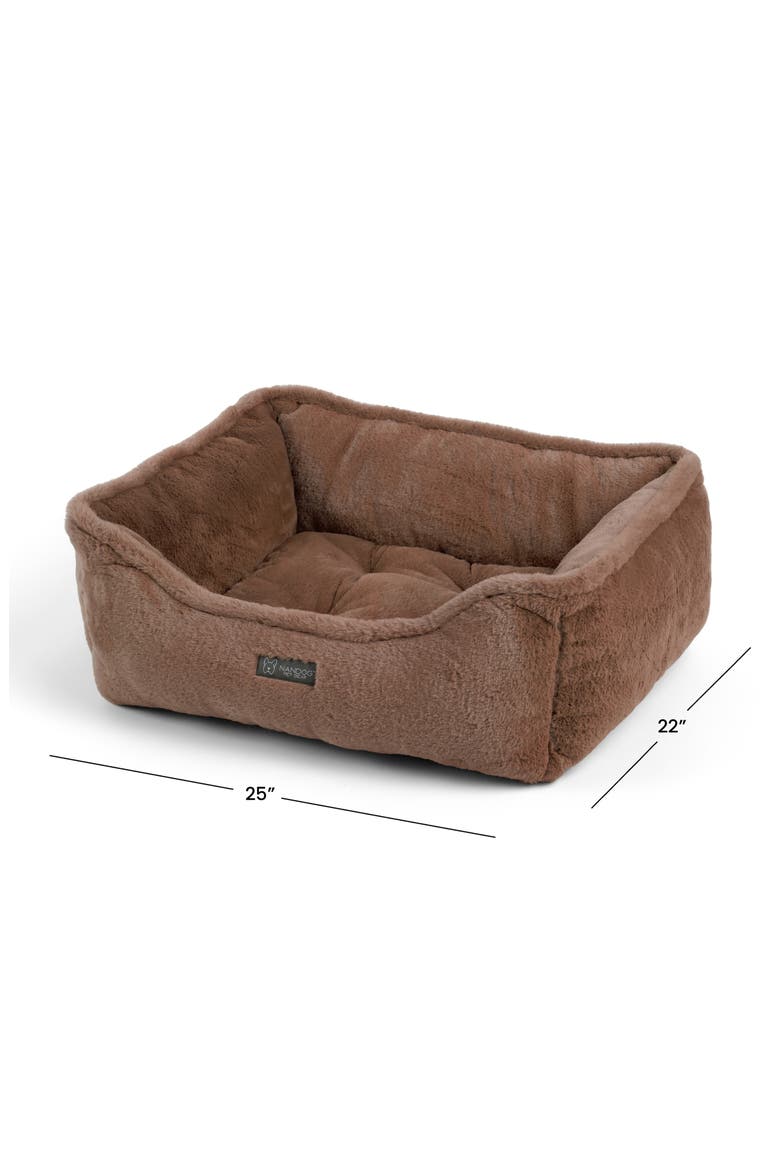 Super Cloud Dog  Bed- Reversible Cat & Dog Bed, Alternate, color, Mocha Brown