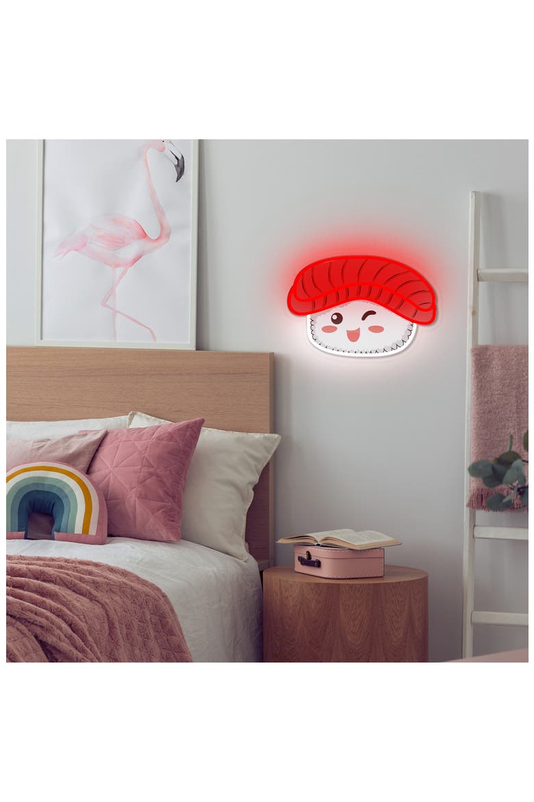 Sushi Neon Wall Light, Alternate, color, MULTI
