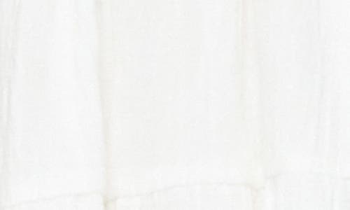 Edikted Bianca Cotton Tiered Babydoll Minidress In White