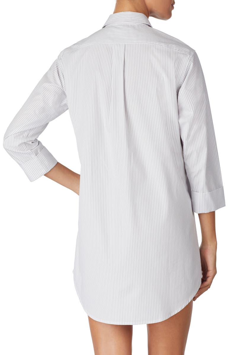 Lauren Ralph Lauren Cotton Poplin Sleep Shirt, Alternate, color,