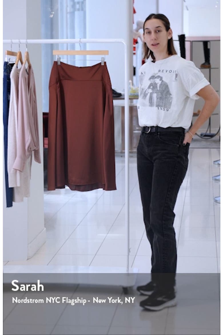 Midi Flutter Skirt video