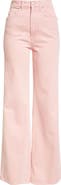 Veronica Beard Taylor High Waist Wide Leg Jeans