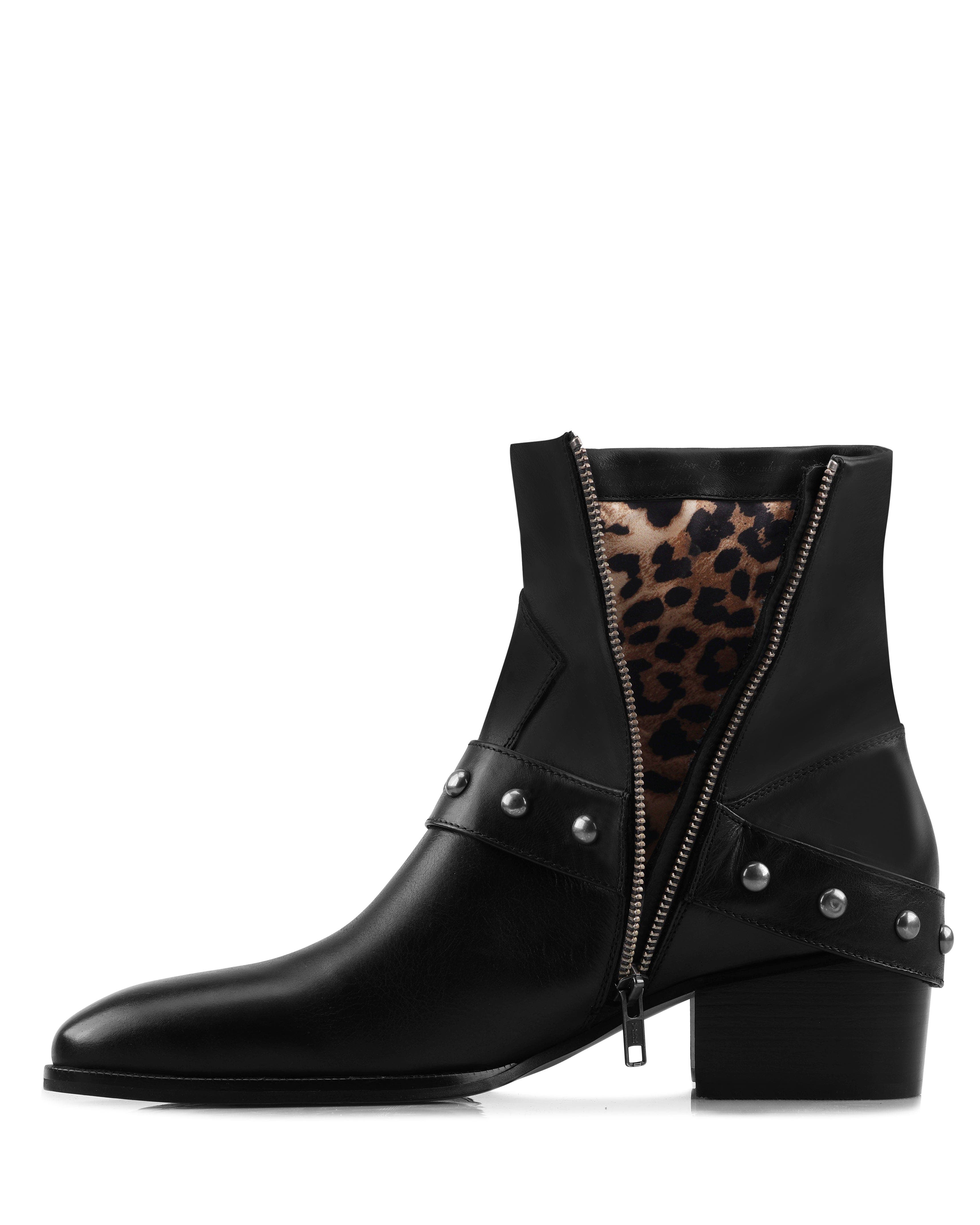 Naked Wolfe The Hollywood Boot, Alternate, color, Black