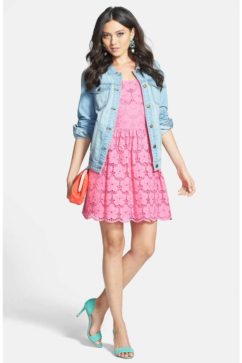 Oversized Denim Jacket, Alternate, color, MEDIUM LIGHT WASH