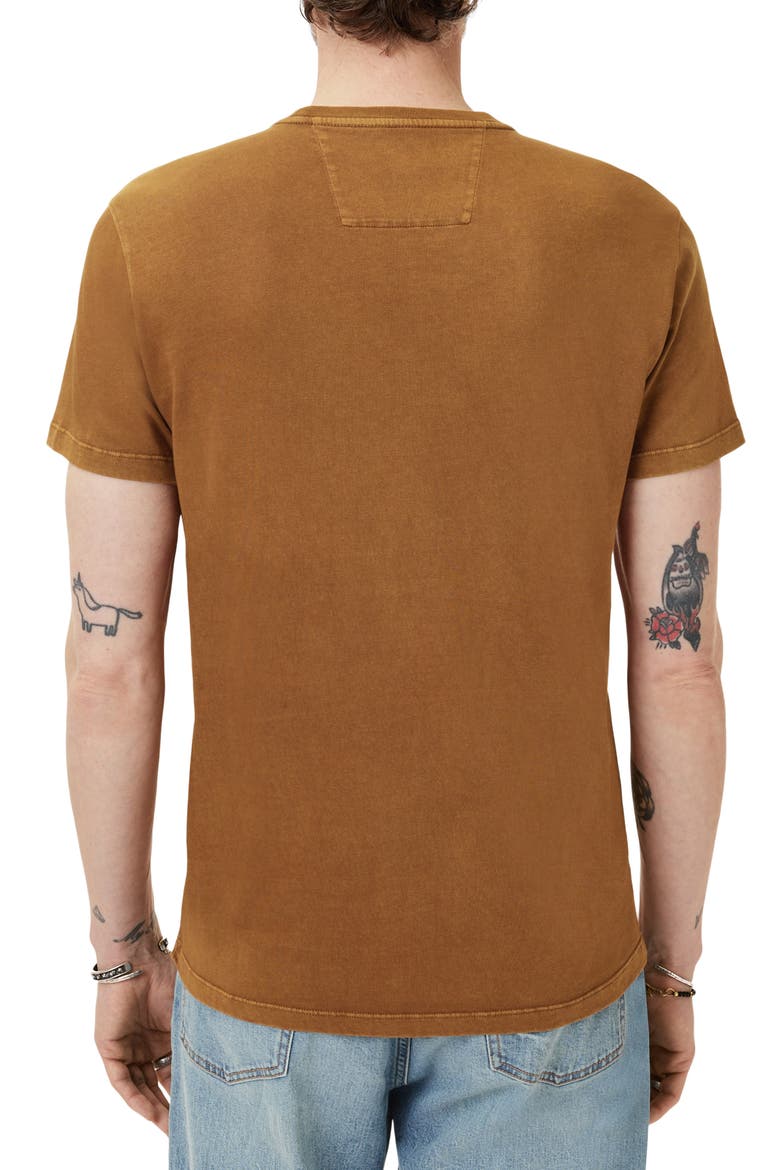 Embroidered T-Shirt, Alternate, color, SIENNA BROWN