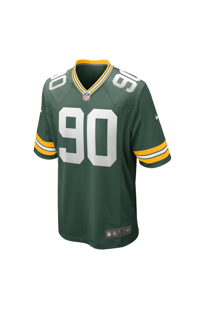Nike Men's Nike Lukas Van Ness Green Green Bay Packers Game Jersey, Alternate, color, Green