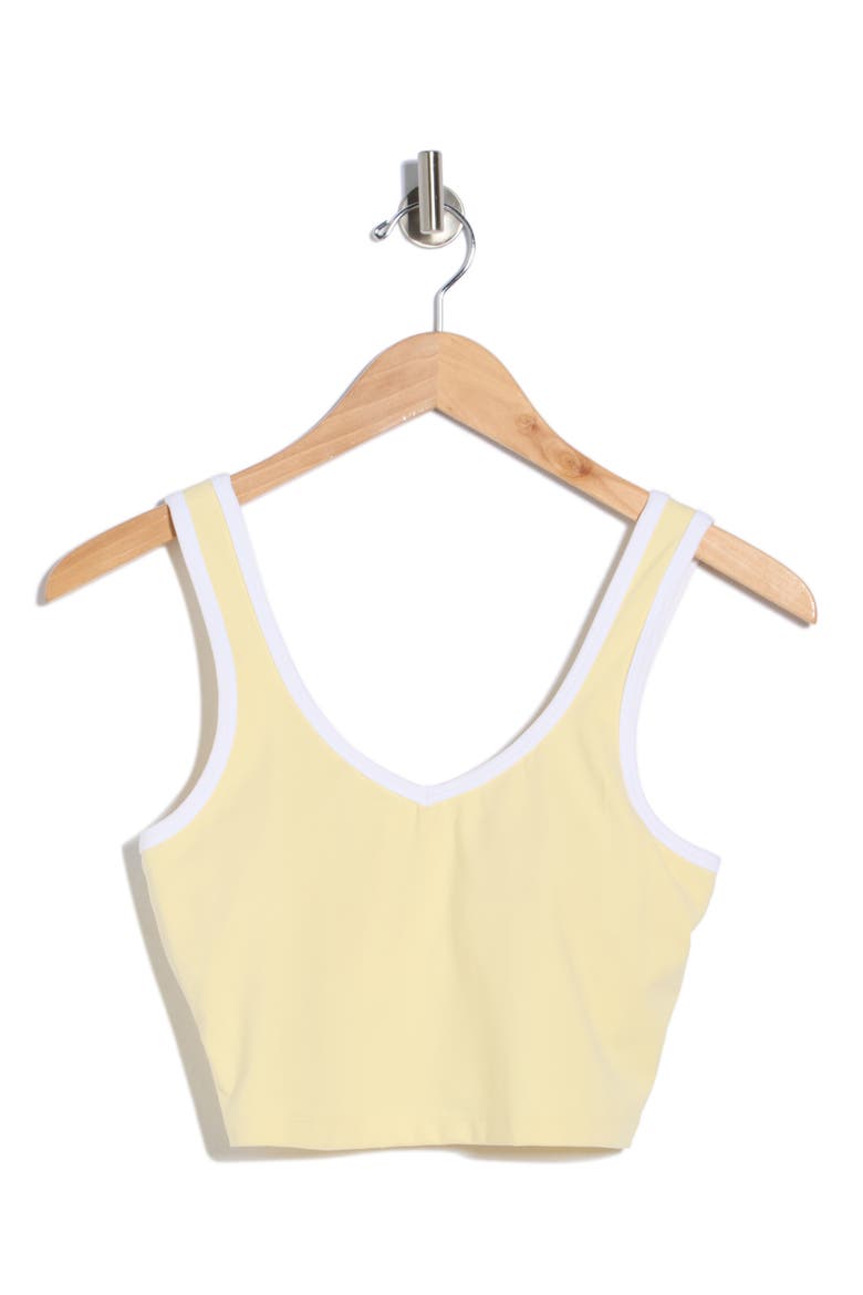 Emmy Double Jersey Crop Tank, Alternate, color, DAFFODIL