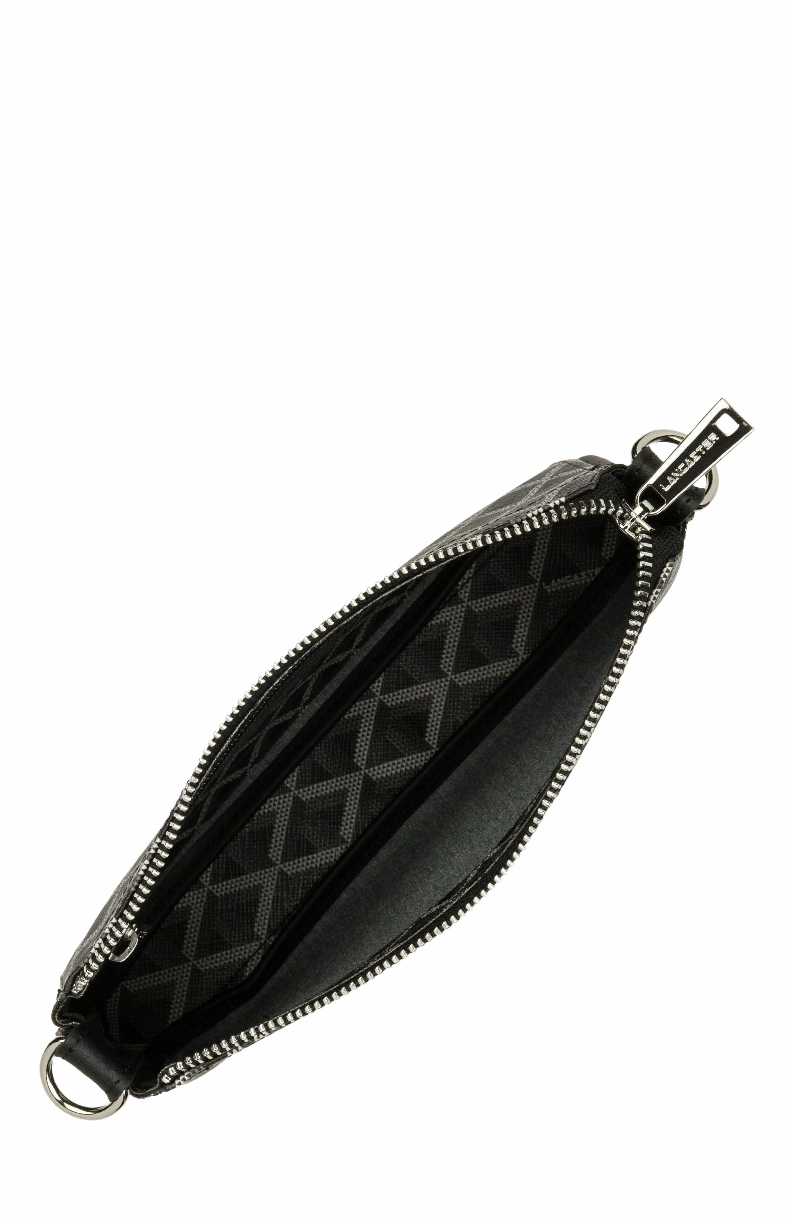 Lancaster Zipped Pouch S Ikon, Alternate, color, Noir