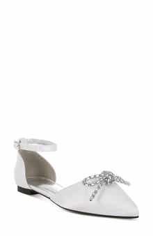 Rag & Co Simina Embellished Ankle Tie Flat