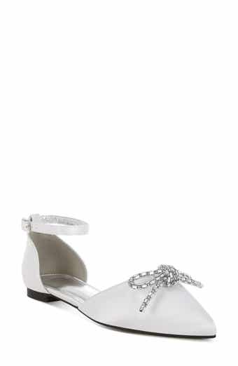 Rag & Co Simina Embellished Ankle Tie Flat