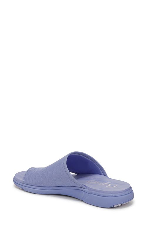 Ryka Women's Margo-slide Toe Loop Sport Sandals In Wildflower Blue
