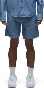 Hudson Jeans Venice Ribbed Cotton Herringbone Chino Shorts