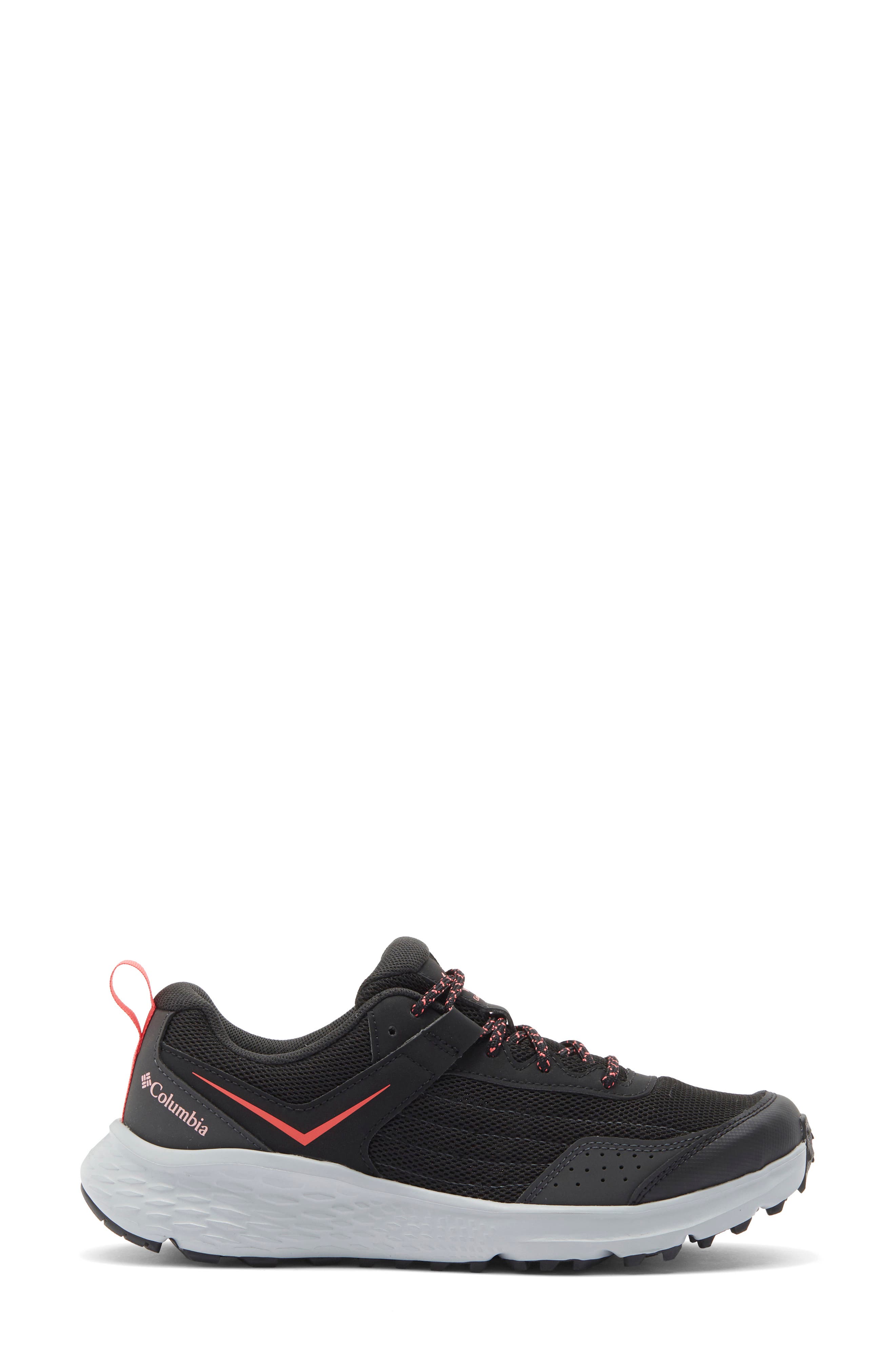 Vertisol Trail Running Shoe, Alternate, color, BLACK/ SALMON ROSE