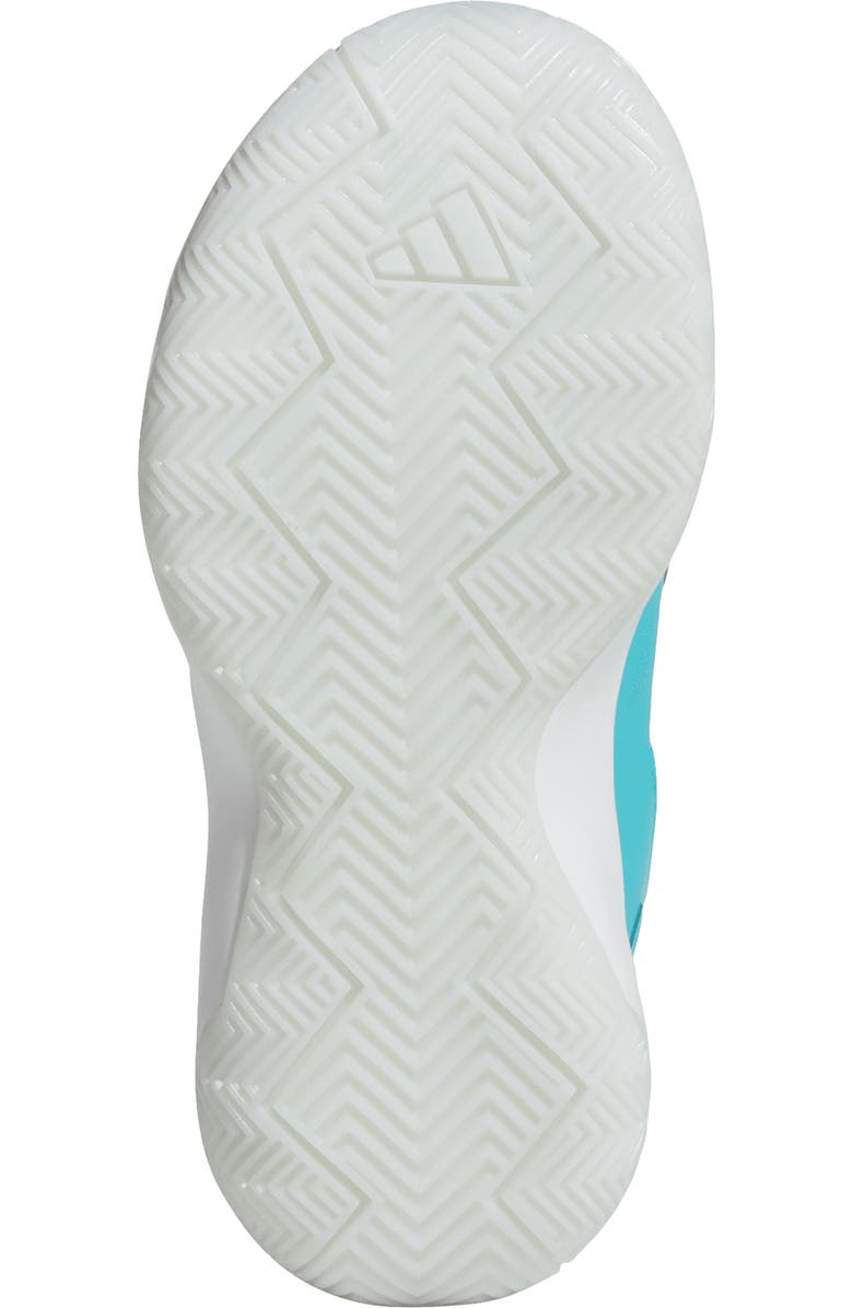 adidas Kids' Cross 'Em Up Select Sneaker, Alternate, color, Cyan/ Black/ Purple Burst