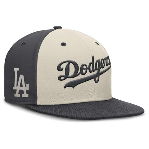 Men's Nike  Cream Los Angeles Dodgers Dri-FIT True Fitted Hat