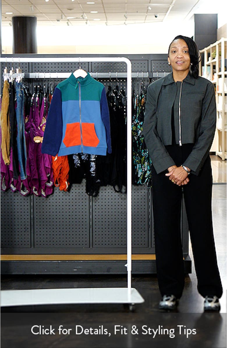 Kids' Colorblock Zip-Up Sweatshirt Jacket, sales video thumbnail