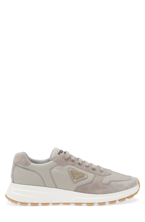 Prada Prax 01 Re-nylon Sneakers In Acciaio