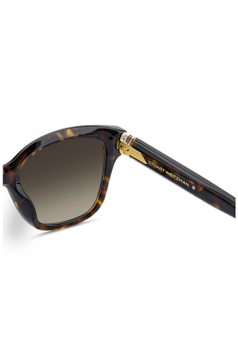 53mm Gradient Square Sunglasses, Alternate, color, HAVANA/ BROWN