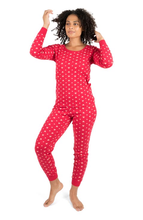 Women's Cotton Matching Family Pajamas, Wild Canvas Prints