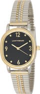 Lucky Brand Two Tone Oval Analog Bracelet Watch, 28mm x 38mm