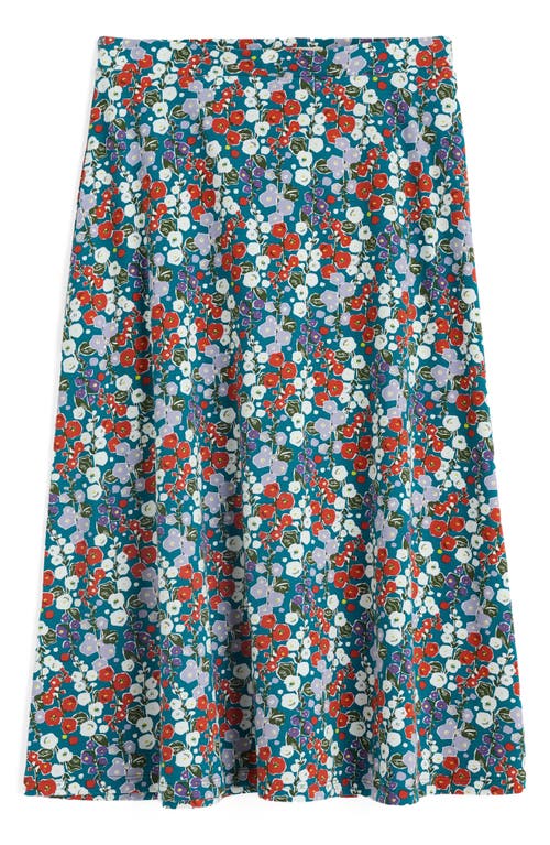 Shop Seasalt Cornwall Rose Floral A-line Skirt
