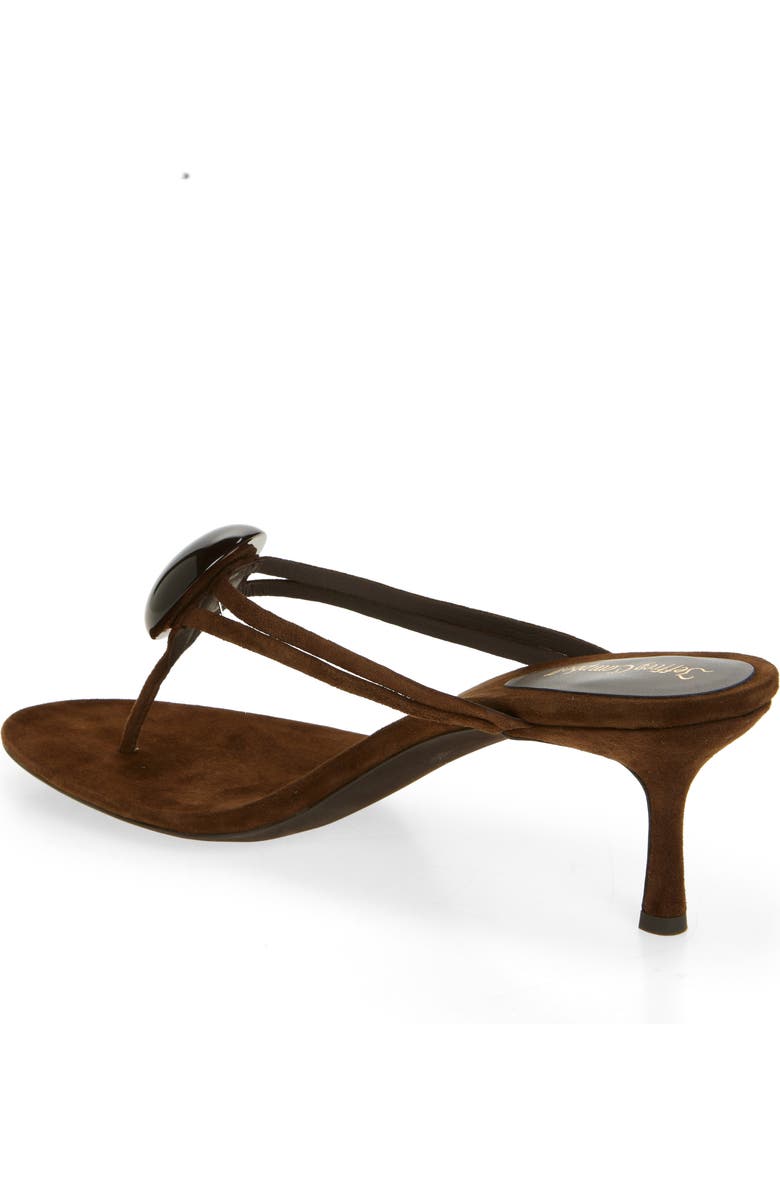 Jeffrey Campbell Nimora Slide Sandal, Alternate, color, Brown Suede Combo