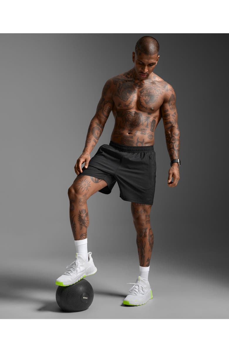 2XU Motion 5 Inch Shorts, Alternate, color, Black/Black