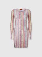 Missoni Long-sleeve Zigzag Printed Tulle T-shirt