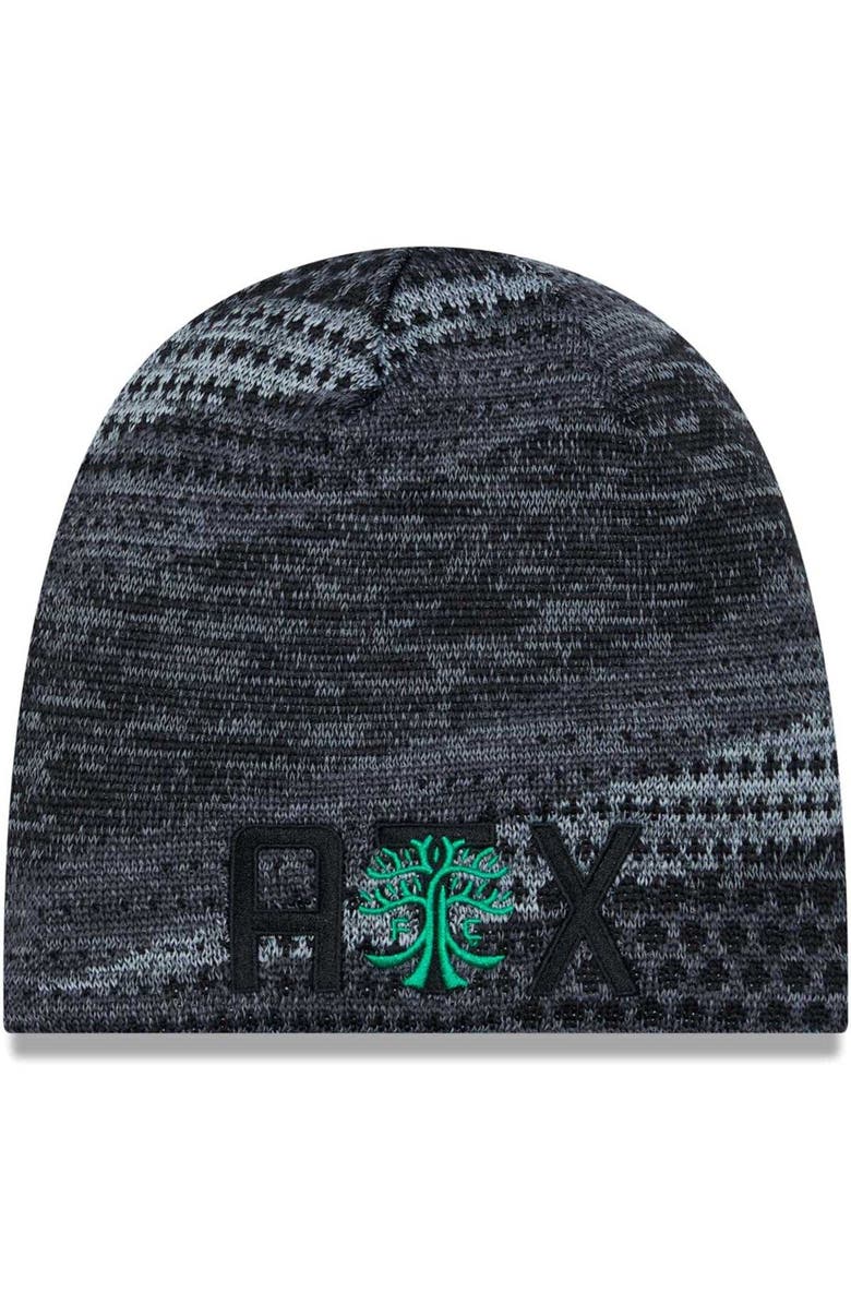 New Era Men's New Era Black Austin FC Kick Off Knit Beanie, Main, color,