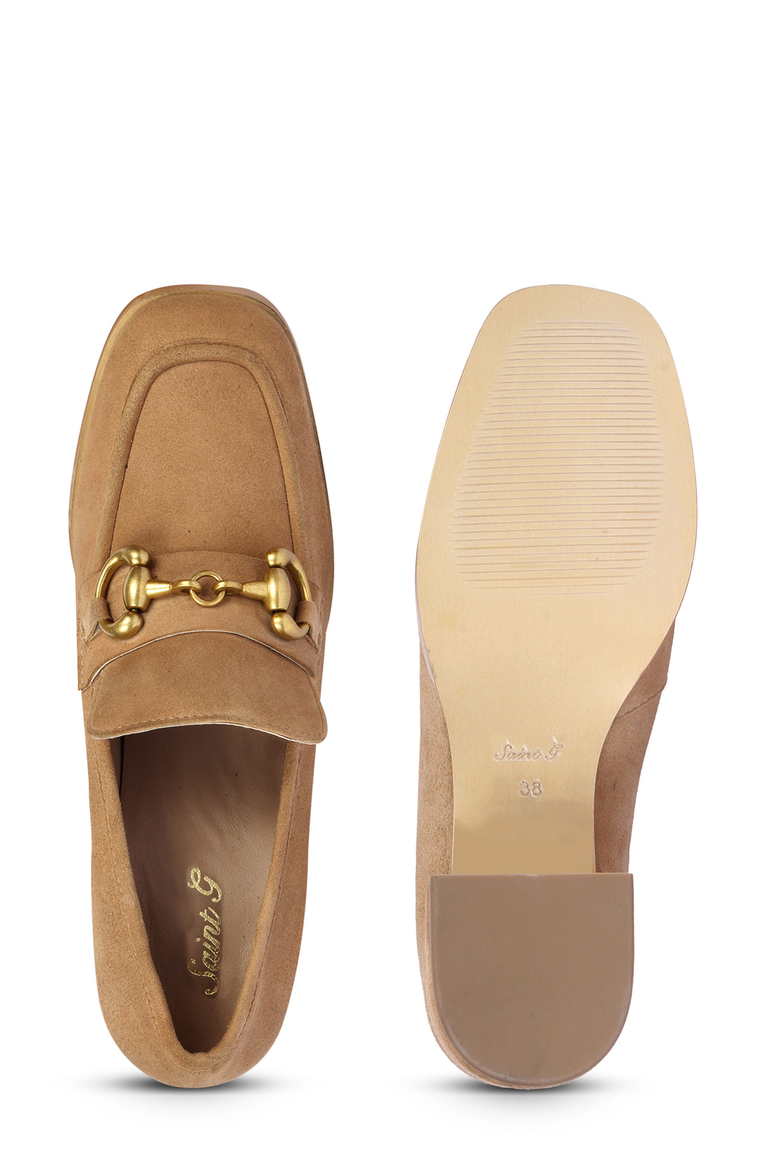 SAINT G Vera Bit Loafer Pump, Alternate, color, Beige