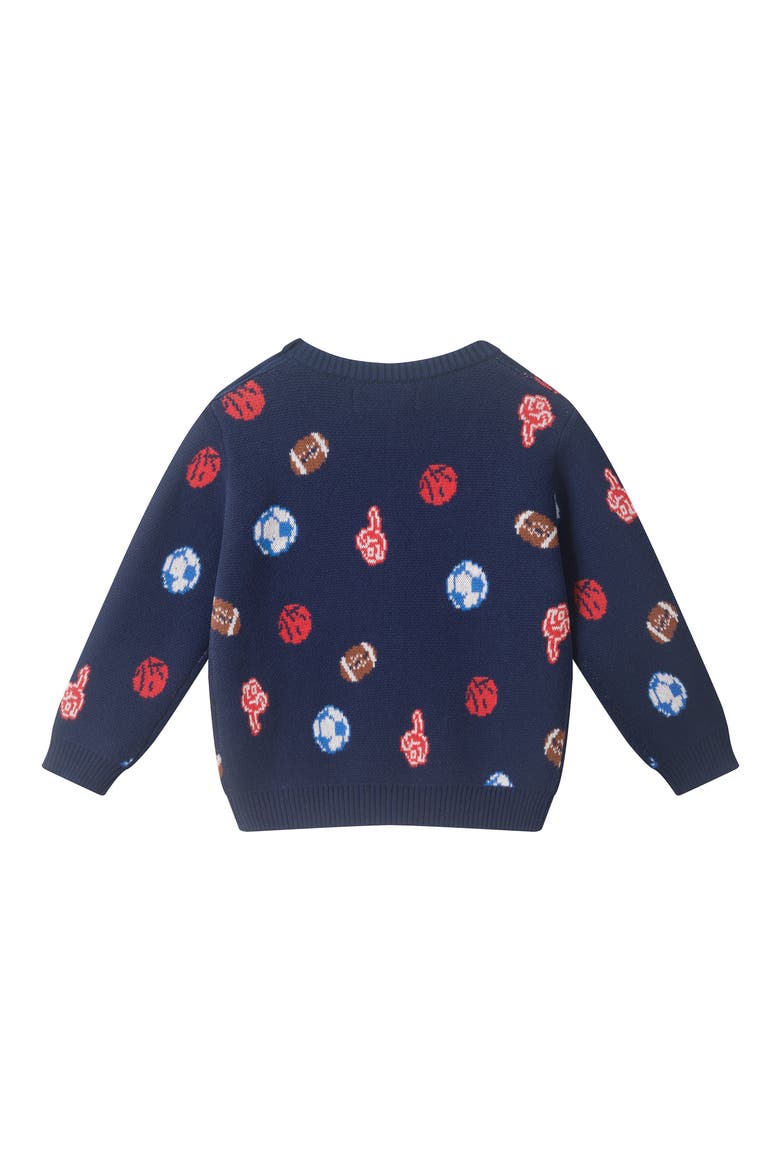 Kids' 2-Piece Sports Sweater & Joggers Set, Alternate, color, NAVY SPORTS